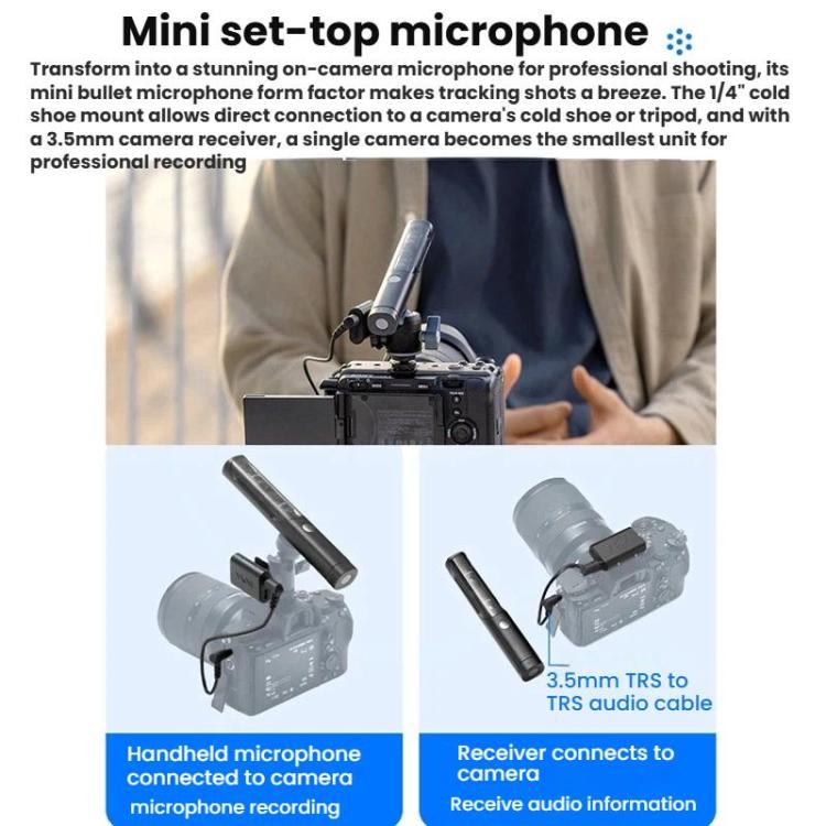 Micrófono de solapa inalámbrico flexible BOYA Magic 4 en 1 para transmisiones en vivo con reducción de ruido, entrevistas y micrófono de escritorio., 07 Type-C 1 To 1 With Charging Case, 05 Type-C 1 To 2 With Charging Case                              ...