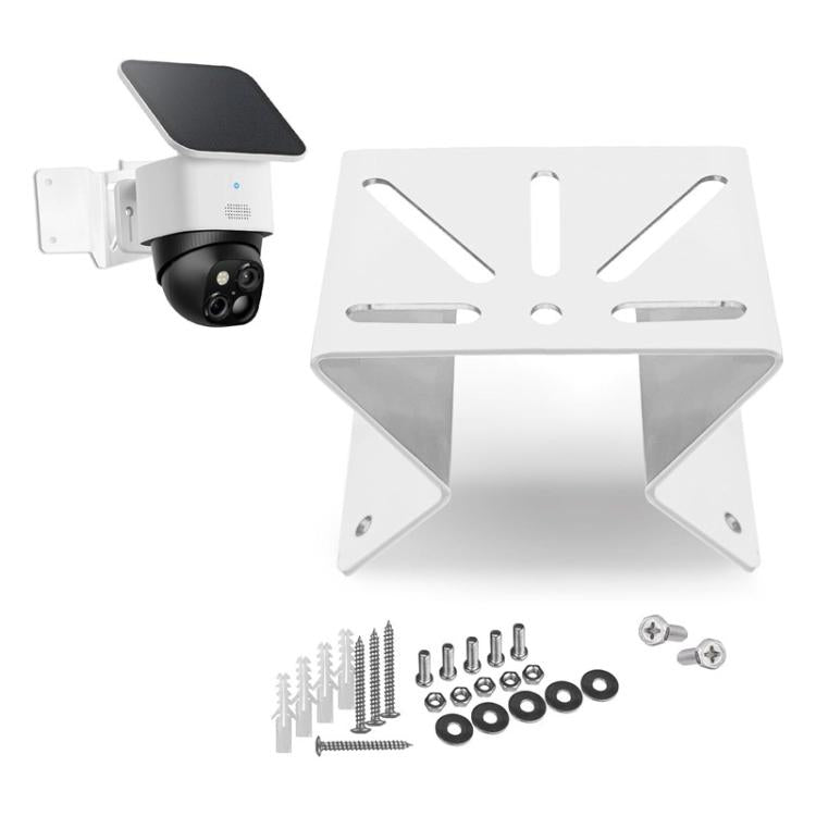 Soporte de esquina de acero inoxidable para cámara de seguridad Eufy SoloCam S340 / Reolink Trackmix / TP-Link Tapo C425 / C500
