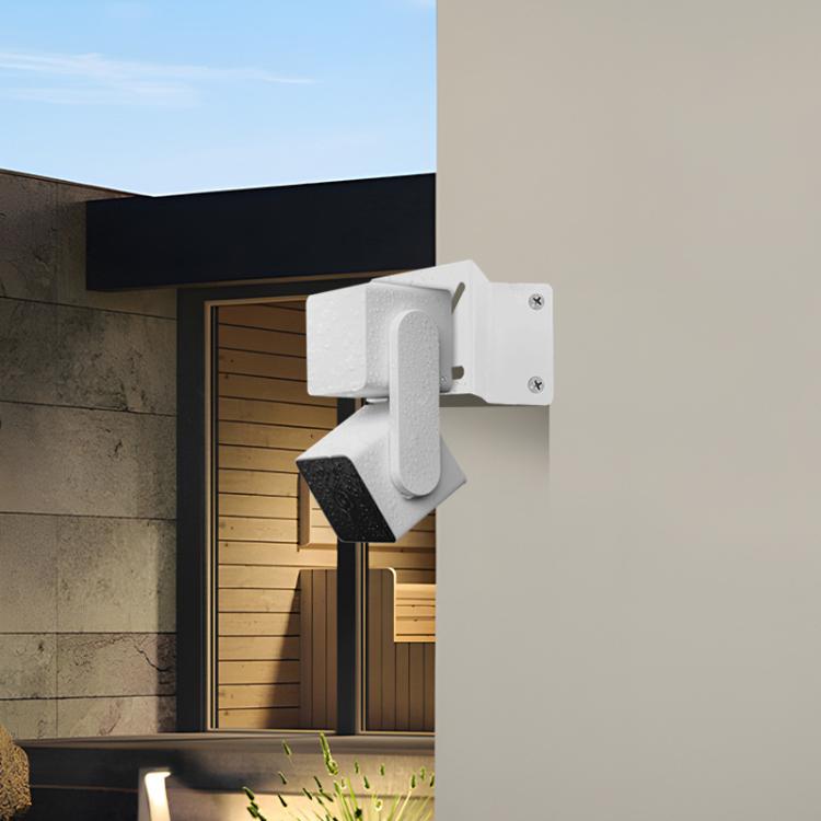 Soporte de esquina de acero inoxidable para cámara de seguridad Eufy SoloCam S340 / Reolink Trackmix / TP-Link Tapo C425 / C500
