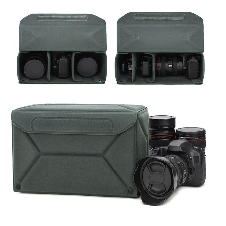 Bolsa modular multiusos para cámara, estuche protector ecológico para cámaras sin espejo/DSLR y objetivos., M Gray, L Gray, M Black, L Black