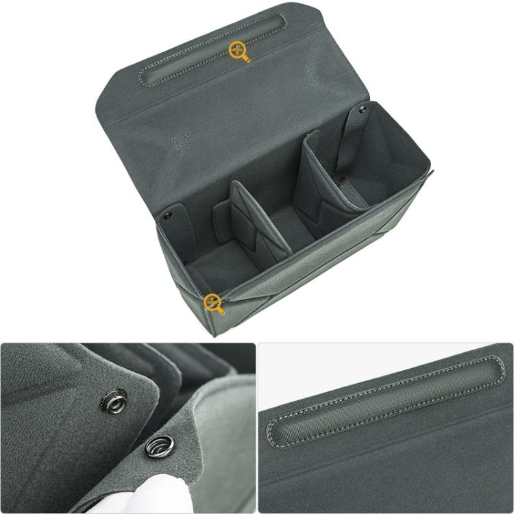 Bolsa modular multiusos para cámara, estuche protector ecológico para cámaras sin espejo/DSLR y objetivos., M Gray, L Gray, M Black, L Black