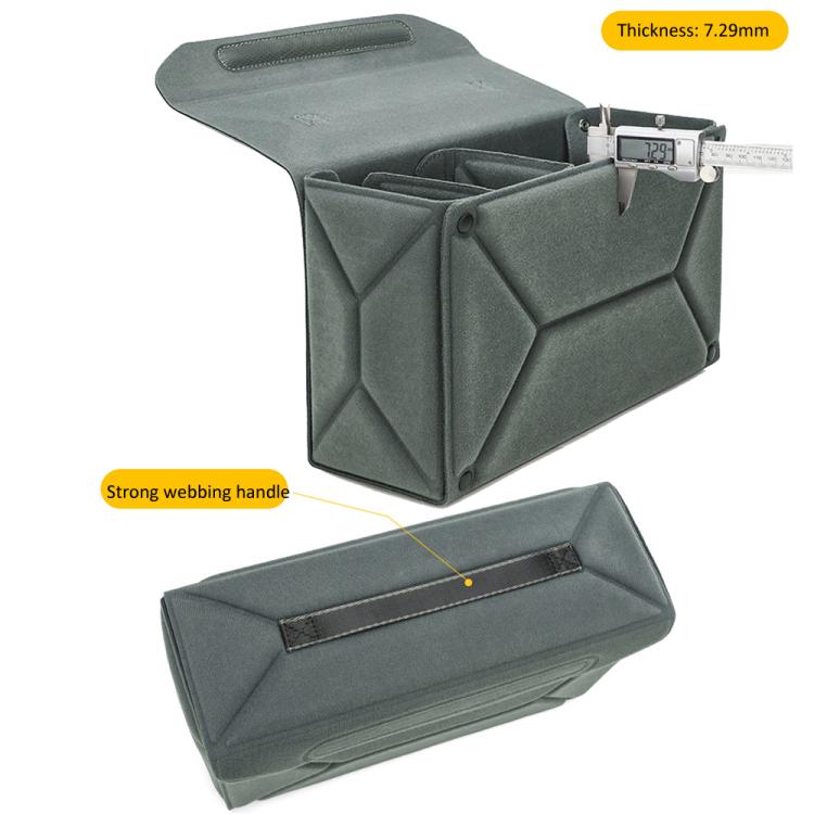 Bolsa modular multiusos para cámara, estuche protector ecológico para cámaras sin espejo/DSLR y objetivos., M Gray, L Gray, M Black, L Black