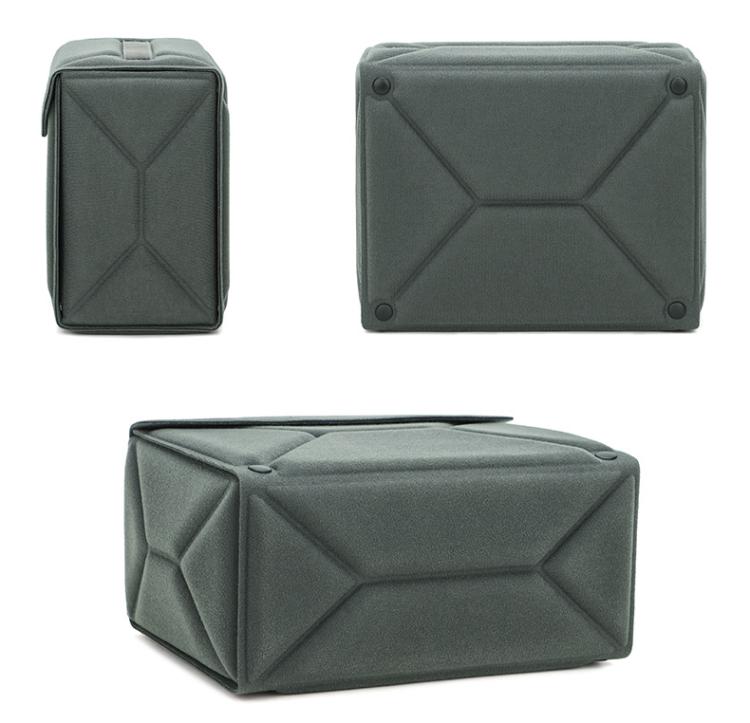 Bolsa modular multiusos para cámara, estuche protector ecológico para cámaras sin espejo/DSLR y objetivos., M Gray, L Gray, M Black, L Black