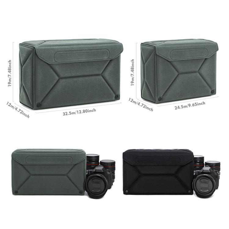 Bolsa modular multiusos para cámara, estuche protector ecológico para cámaras sin espejo/DSLR y objetivos., M Gray, L Gray, M Black, L Black