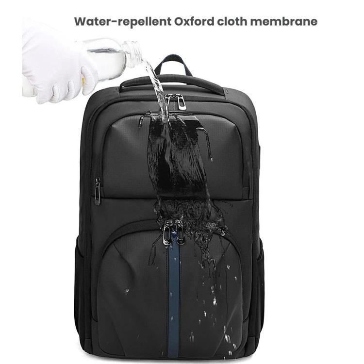 Mochila fotográfica QISEMIAN con inserto extraíble, zona de separación para ropa seca y húmeda, divisores personalizables para cámaras y portátil de 16 pulgadas.