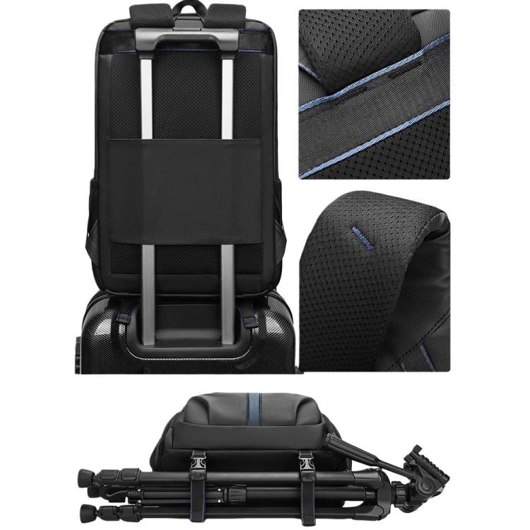 Mochila fotográfica QISEMIAN con inserto extraíble, zona de separación para ropa seca y húmeda, divisores personalizables para cámaras y portátil de 16 pulgadas.