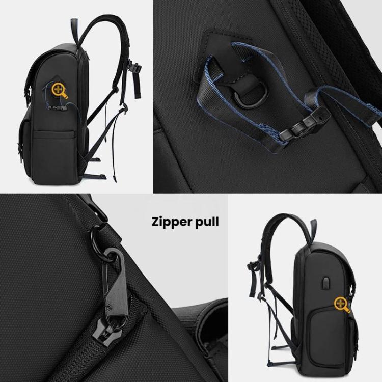 Mochila para cámara AK818 impermeable, antirrobo, con doble correa para el hombro y gran capacidad.