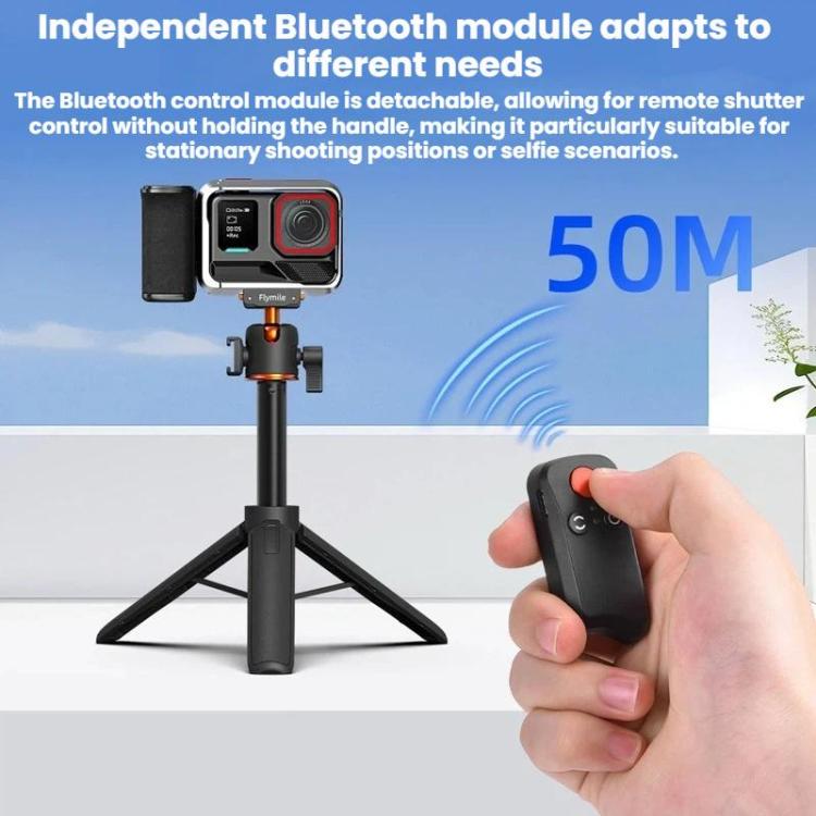 Empuñadura magnética de liberación rápida Flymile para fotografía callejera, compatible con Insta360 Ace Pro / 2 / X5.
