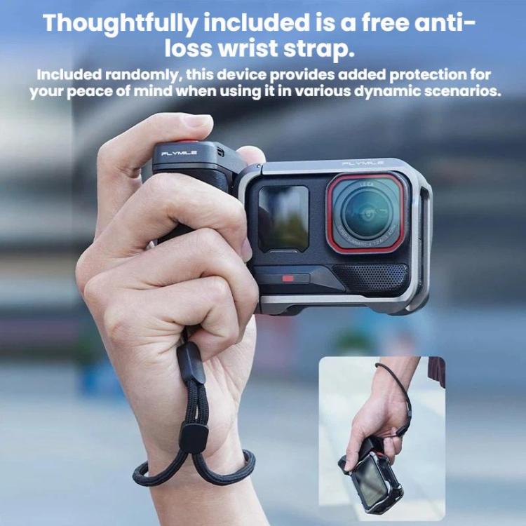 Empuñadura magnética de liberación rápida Flymile para fotografía callejera, compatible con Insta360 Ace Pro / 2 / X5.