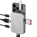 Base magnética 8 en 1, carcasa para SSD NVMe y concentrador USB 3.2, MC806