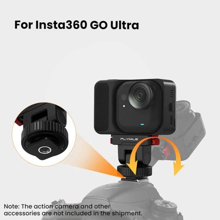 Base de extensión de liberación rápida para gimbal magnético Flymile de Insta360 Go Ultra, GU017