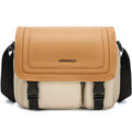 Bolso bandolera para cámara QISEMIAN, resistente al agua, con soporte para trípode., XK0040 Orange, XK0040 Green