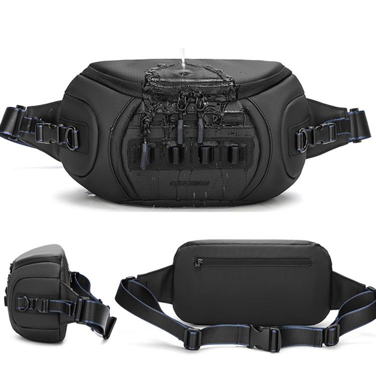 Bolso bandolera QISEMIAN para hombre con divisores extraíbles, ideal para desplazamientos urbanos.