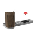 Empuñadura en forma de L Flymile para cámara Fujifilm X100VI con soporte para reposapulgar de zapata fría, For Fujifilm X100VI Silver Walnut, For Fujifilm X100VI Black Ebony
