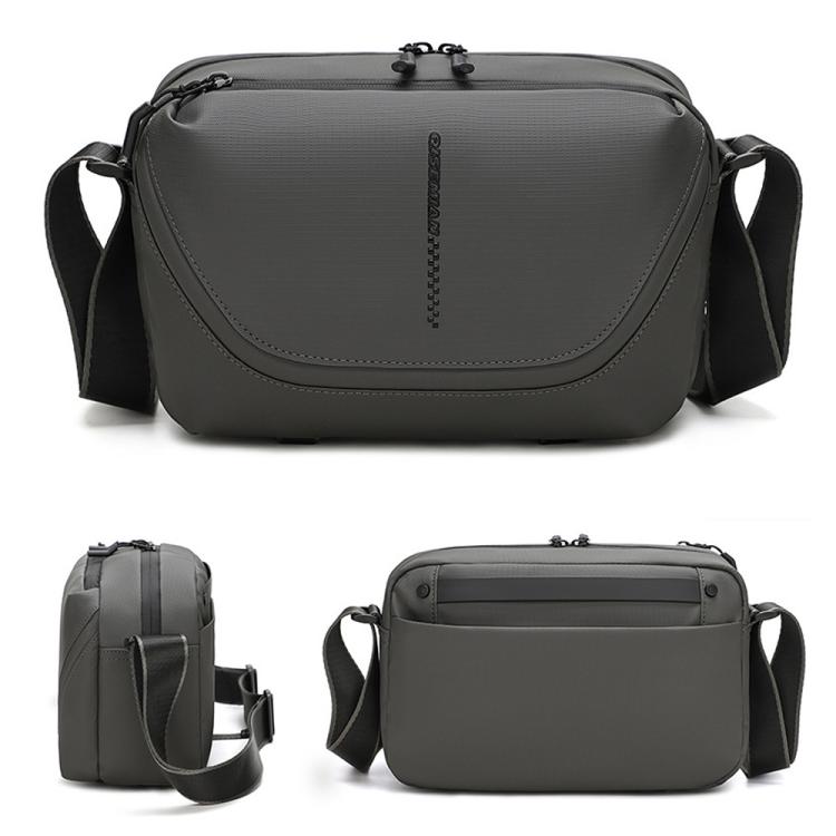 Bolso bandolera QISEMIAN todo en uno para fotografía de hombre con compartimento extraíble para cámara y soporte para trípode.