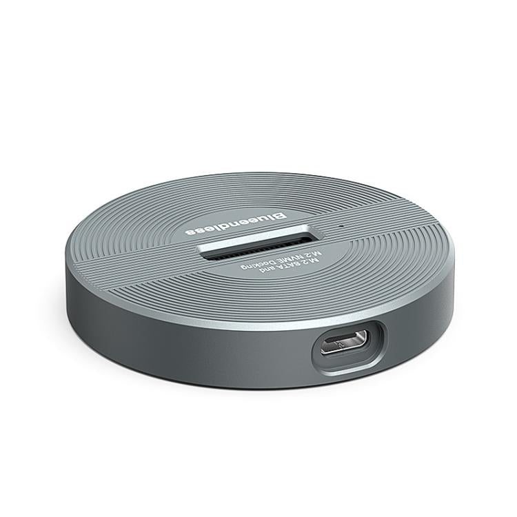 Carcasa para SSD Blueendless SD03PA de aleación de aluminio, bahía para unidad de doble protocolo M.2 NVMe/SATA, SD03PA