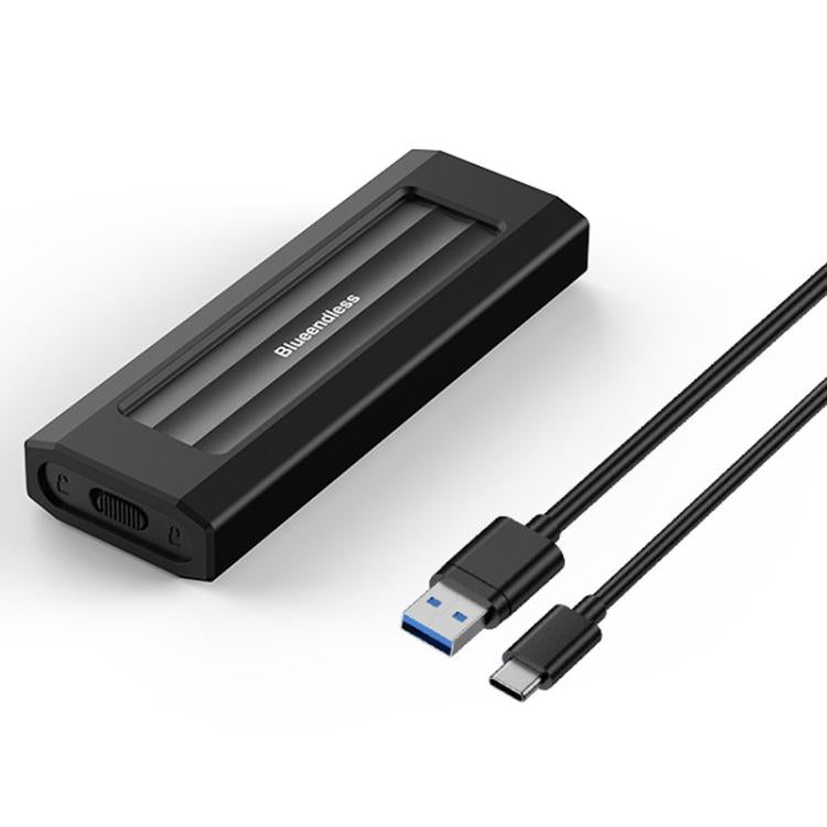 Carcasa externa portátil para SSD M.2 de 10 Gbps Blueendless con puerto USB-C de 3,2 pulgadas, NVMe Protocol With USB Cable Black Gray, NVMe Protocol With USB/Type-C 2 In 1 Cable Black Gray, NVMe Protocol With USB Cable Silver Orange                   ...