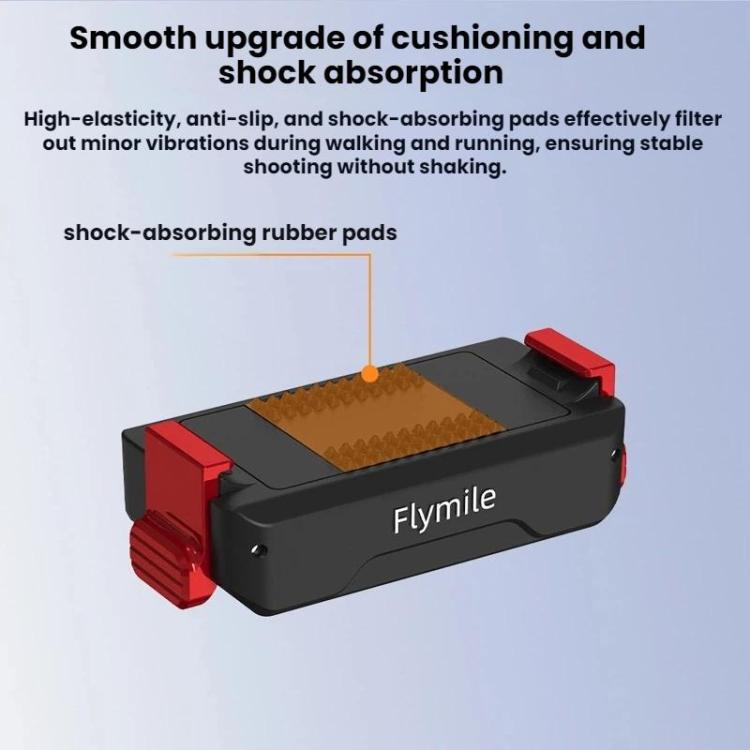Base adaptadora de expansión de liberación rápida magnética Flymile para DJI Osmo Action 3 / 4 / 5 Pro, For DJI Osmo Action 3 / 4 / 5 Pro