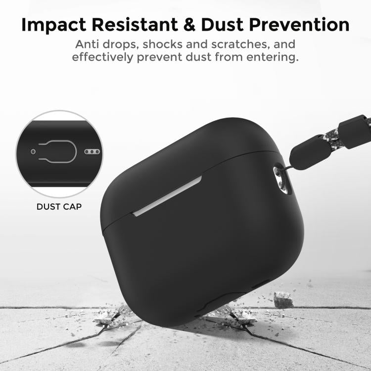 Funda de silicona AhaStyle PT197 de cobertura total para auriculares con cordón., For AirPods Pro 3