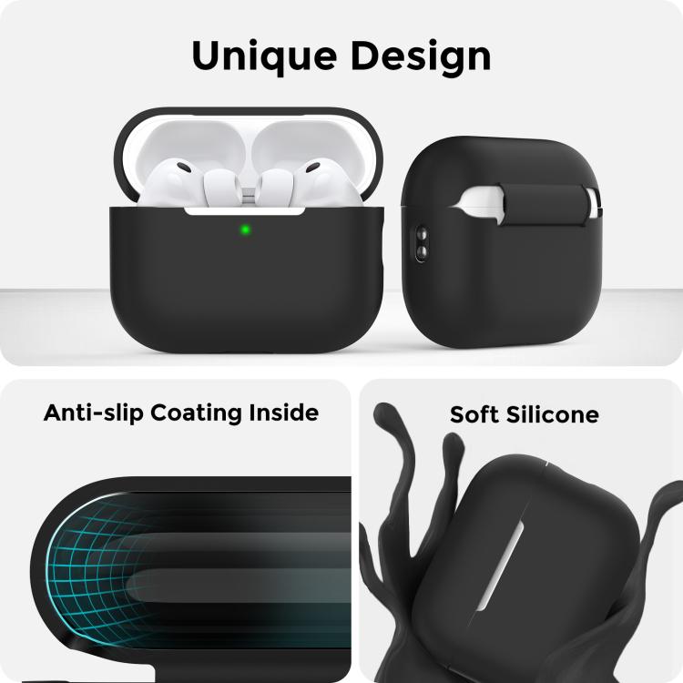 Funda de silicona AhaStyle PT197 de cobertura total para auriculares con cordón., For AirPods Pro 3