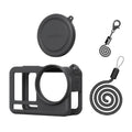 Funda de silicona aMagisn con tapa para lente y cubierta protectora antiarañazos para DJI Osmo Action 6
