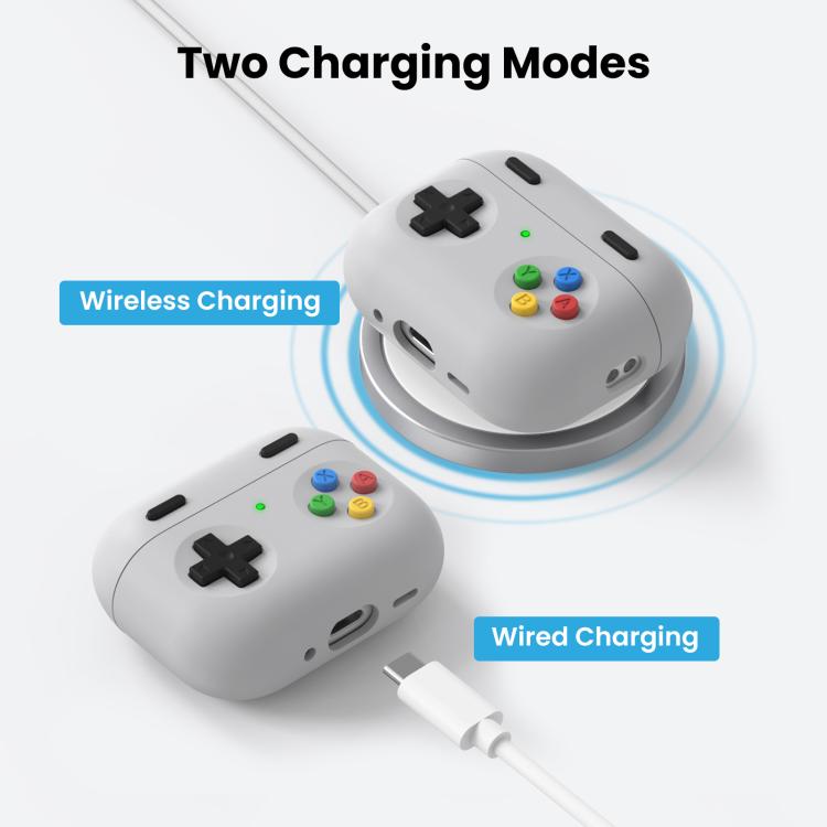Funda de silicona desmontable para auriculares AhaStyle DD13 con diseño de dibujos animados y efecto goteo., For AirPods Pro 3