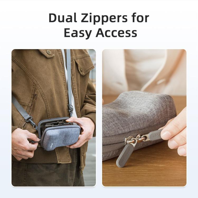 Funda universal aMagisn para cámara de acción, kit de empuñadura para fotografía callejera con correa para el hombro.
