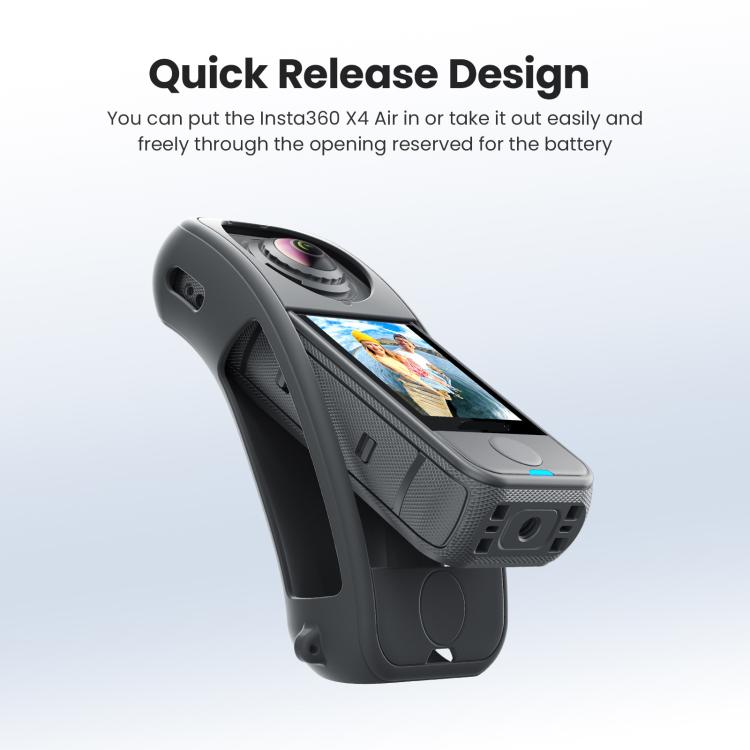 Para la cámara Insta360 X4 Air, aMagisn Silicone Case Black, aMagisn Silicone Case Gray, aMagisn Silicone Case & Lens Cap Black, aMagisn Silicone Case & Lens Cap Gray