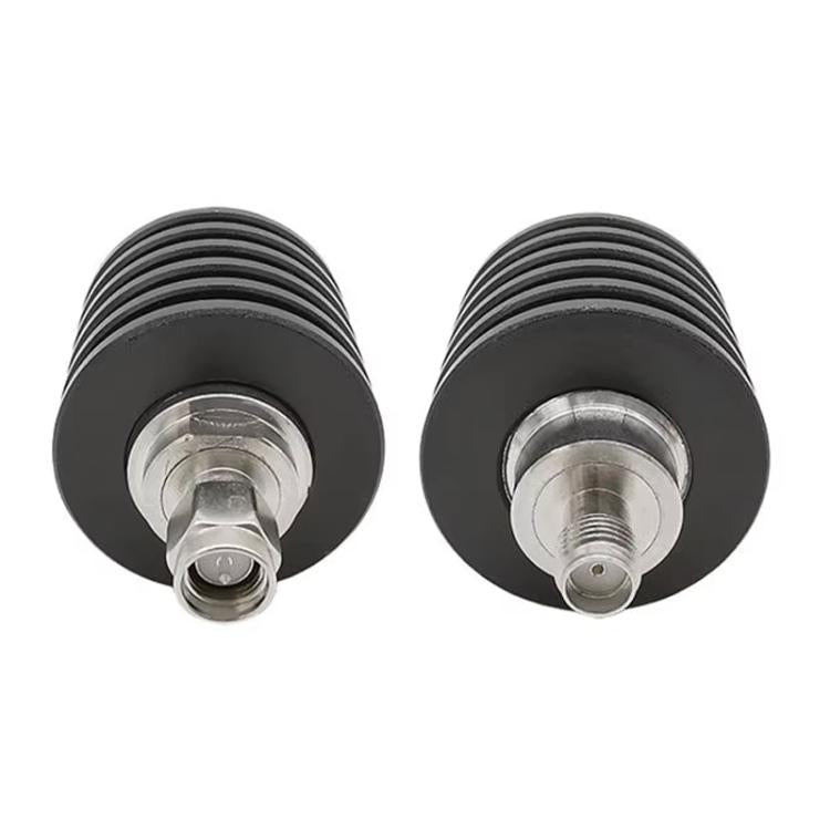 Atenuador fijo coaxial SMA macho a hembra de 10 W, CC-4 GHz, 1dB, 2dB, 3dB, 5dB, 6dB, 10dB, 15dB, 20dB, 25dB, 30dB, 40dB, 50dB