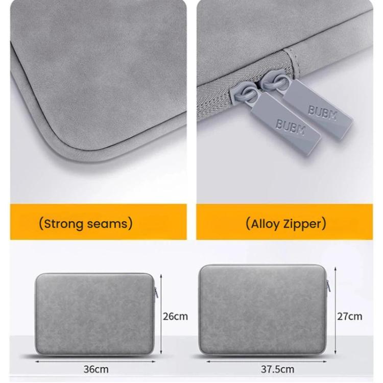 Funda protectora para portátil de ante sintético (PU) y tableta, con forro suave., BUBM 13-inch, BUBM 14 Inch