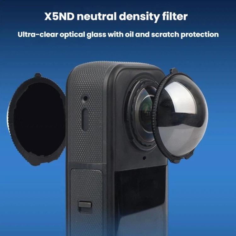 Filtros panorámicos de densidad neutra para cámara de acción Insta360 X5 (2 unidades/caja), filtros protectores de cristal., ND16, ND32, ND64