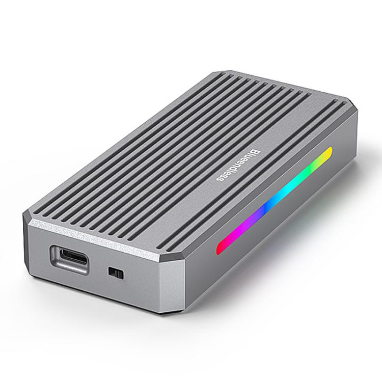 Carcasa externa USB4 para SSD con iluminación RGB y ventilador externo, lector de SSD M.2 NVMe, M280U4 PLUS
