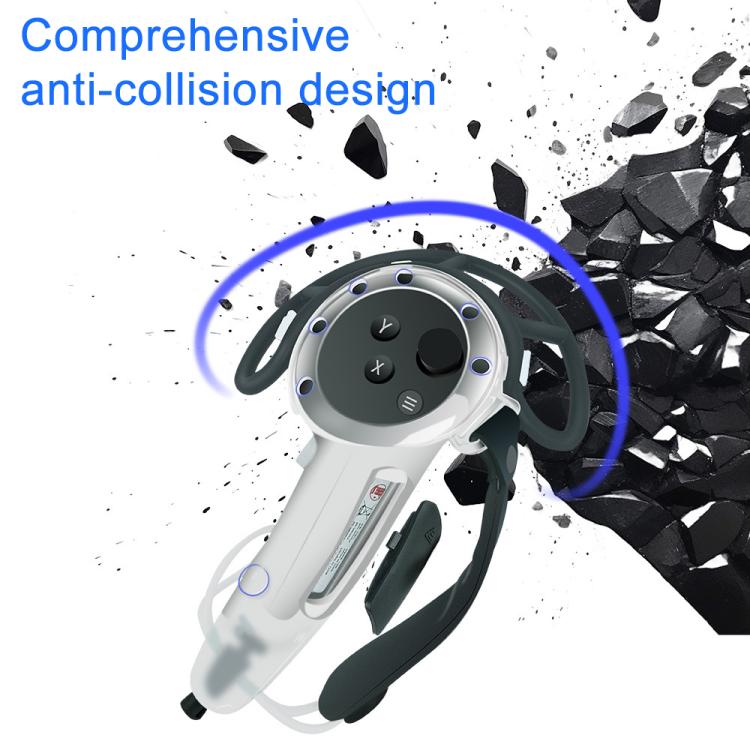 Para Meta Quest 3 Controller Grip Cover Set Upgraded Extended Protective Frame