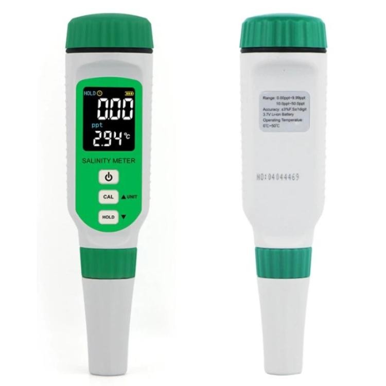 Medidor de salinidad digital SMART SENSOR tipo bolígrafo para agua de mar, AR8212+