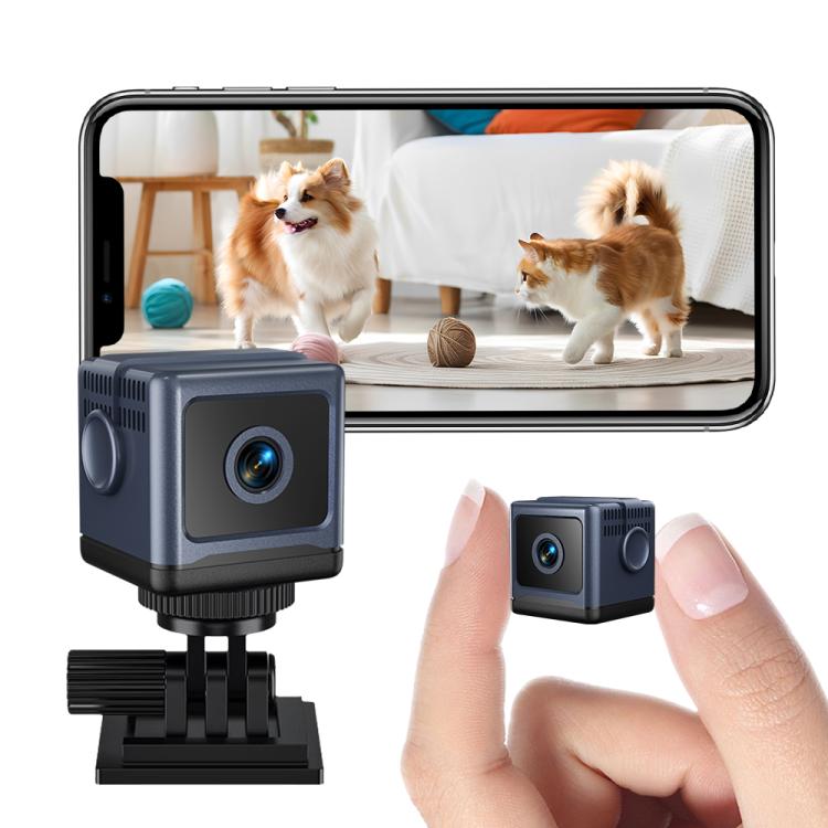 Mini cámara inalámbrica con batería y alarma inteligente con detección de movimiento., W03