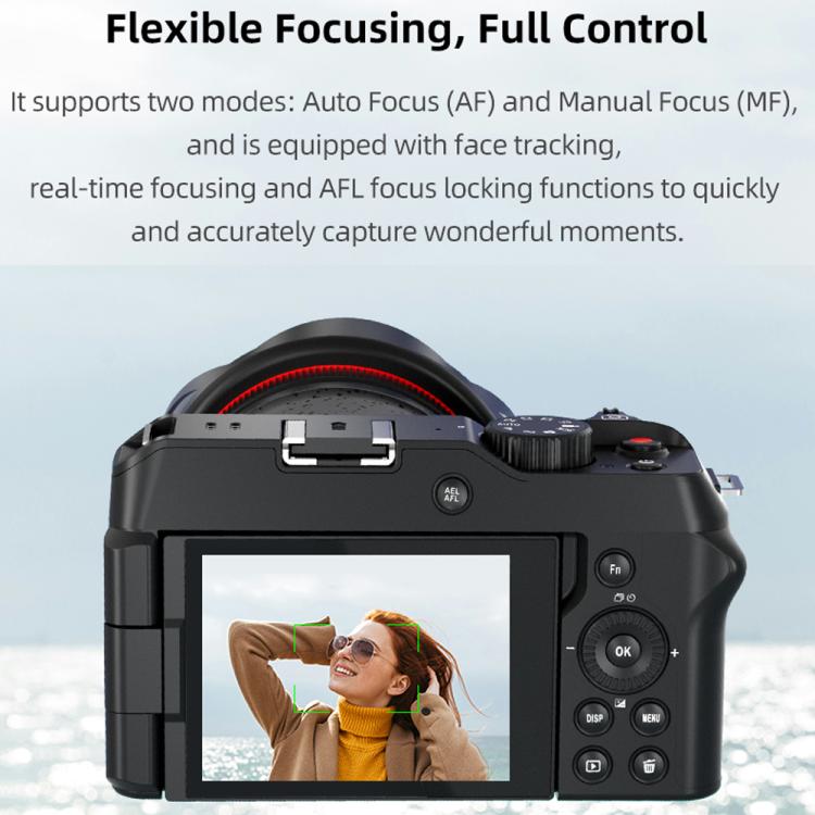 Videocámara digital WiFi G650 5K / 72MP con pantalla IPS de 2,8 pulgadas y zoom óptico de 12x., G650