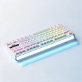 Teclado mecánico inalámbrico Bluetooth de triple modo LANGTU T87 con conexión en caliente para oficina y juegos., White Contour Line TTC Instant Gold Axis Dual 1K, Northern Lights Ropax Axis 2K Dual 1K Light                                             ...