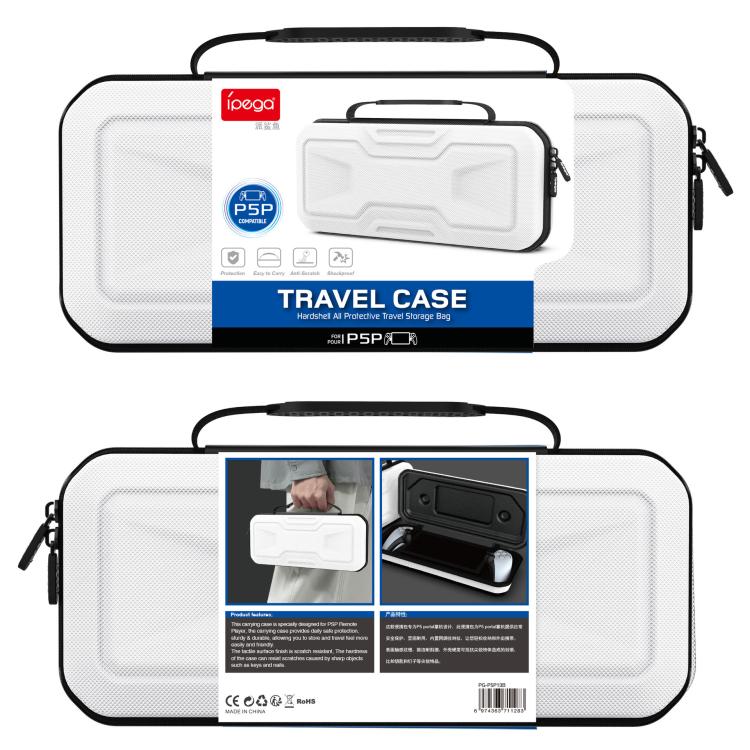 Funda rígida de EVA con cremallera para Sony PlayStation Portal ipega PG-P5P13, portátil y de fácil transporte.