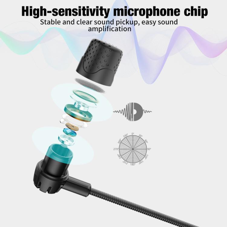 Auriculares con micrófono inalámbrico K-06 2.4G montados en la cabeza y con amplificador., 1 in 1, 1 in 2
