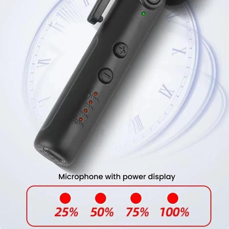 Micrófono de condensador inalámbrico de mano DIYO-1136 con indicador de batería, micrófono para enseñanza y amplificador de voz., 1 in 1 6.5mm, 1 in 2 6.5mm, 1 in 1 3.5mm, 1 in 2 3.5mm