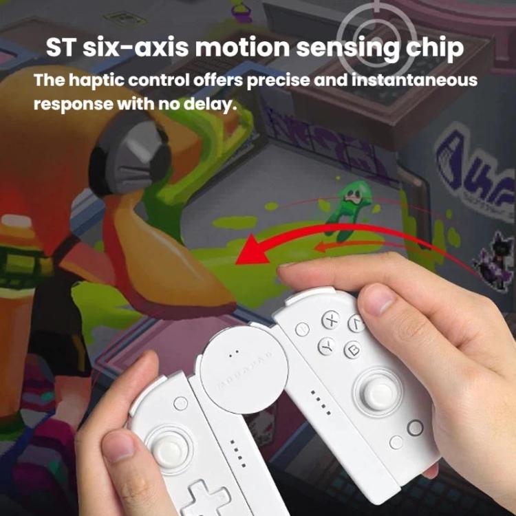 MOBAPAD para Nintendo Switch: mando con joystick de efecto Hall dividido para izquierda y derecha., S1-HD White, S1-HD Black, S1 Black
