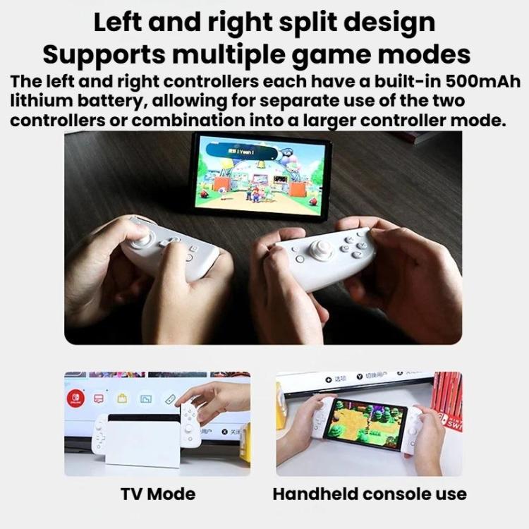 MOBAPAD para Nintendo Switch: mando con joystick de efecto Hall dividido para izquierda y derecha., S1-HD White, S1-HD Black, S1 Black