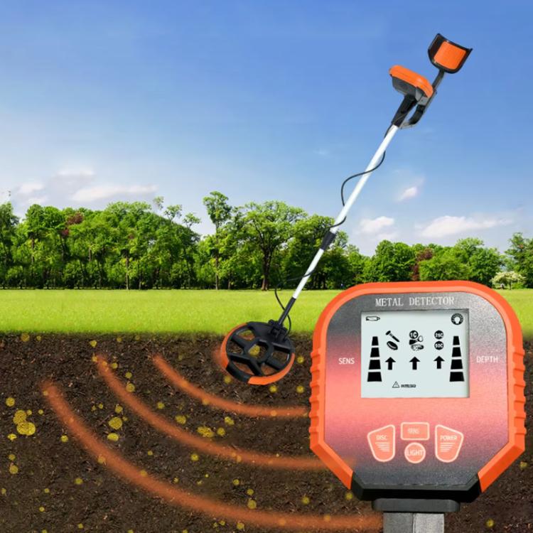 Detector de metales subterráneo con pantalla LCD para entretenimiento infantil, MD4050