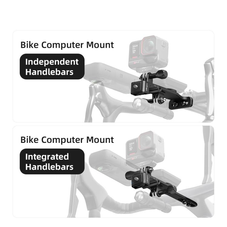 Soporte para velocímetro de cámara de acción para ciclismo, aMagisn BR01 Independent Handlebars, aMagisn BR02 Integrated Handlebars
