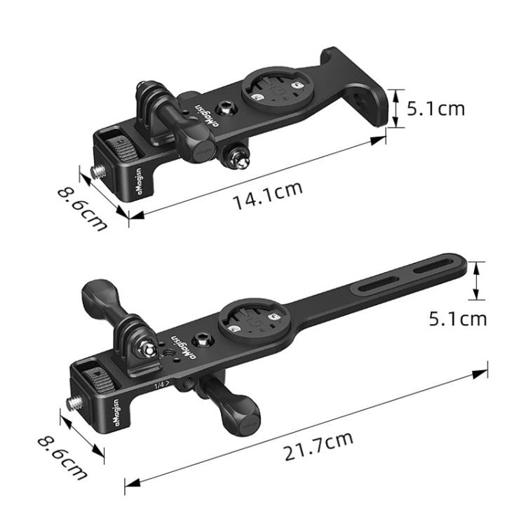 Soporte para velocímetro de cámara de acción para ciclismo, aMagisn BR01 Independent Handlebars, aMagisn BR02 Integrated Handlebars