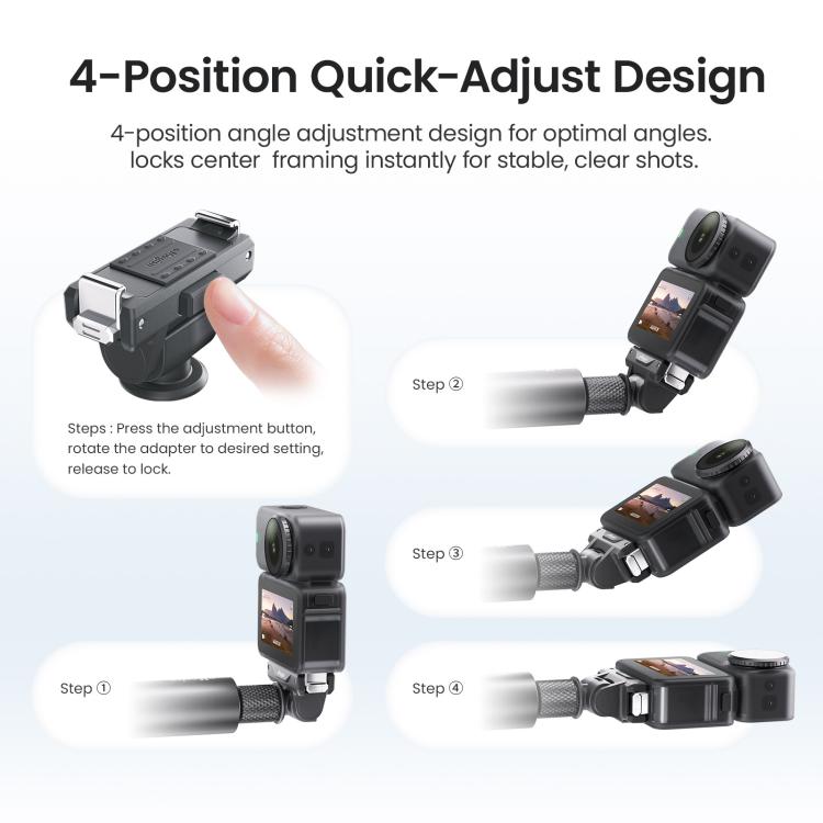 Adaptador magnético de liberación rápida bidireccional ajustable aMagisn TN14, TN14