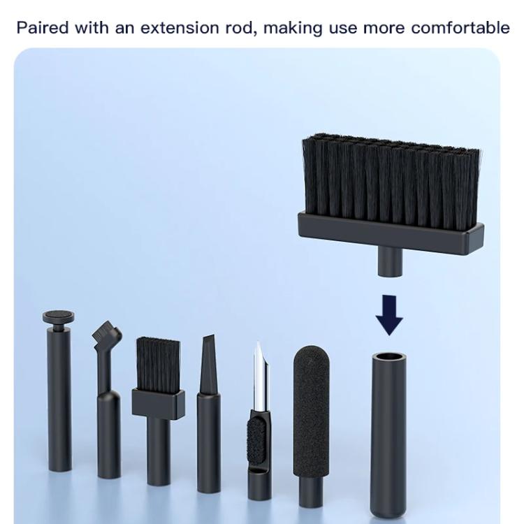 Kit de limpieza de teclado 22 en 1 con estuche magnético para guardar reposamuñecas Herramientas para teclados mecánicos, portátiles, teléfonos,