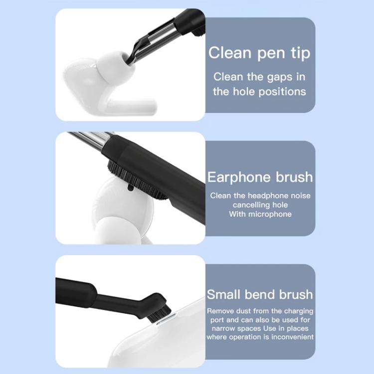 Kit de limpieza de teclado 22 en 1 con estuche magnético para guardar reposamuñecas Herramientas para teclados mecánicos, portátiles, teléfonos,