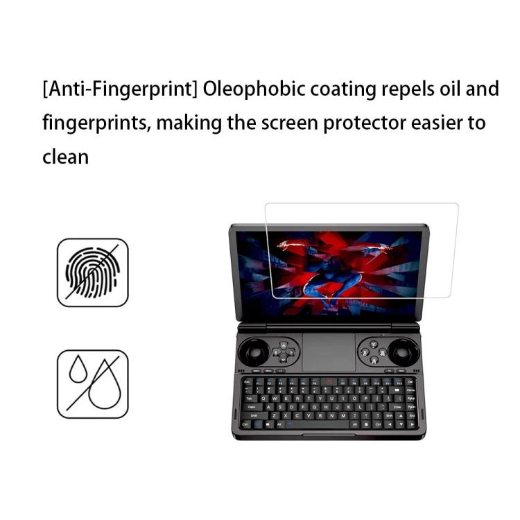 Protector de pantalla GPD WIN Mini, cristal templado de dureza 9H, HD transparente, antiarañazos.