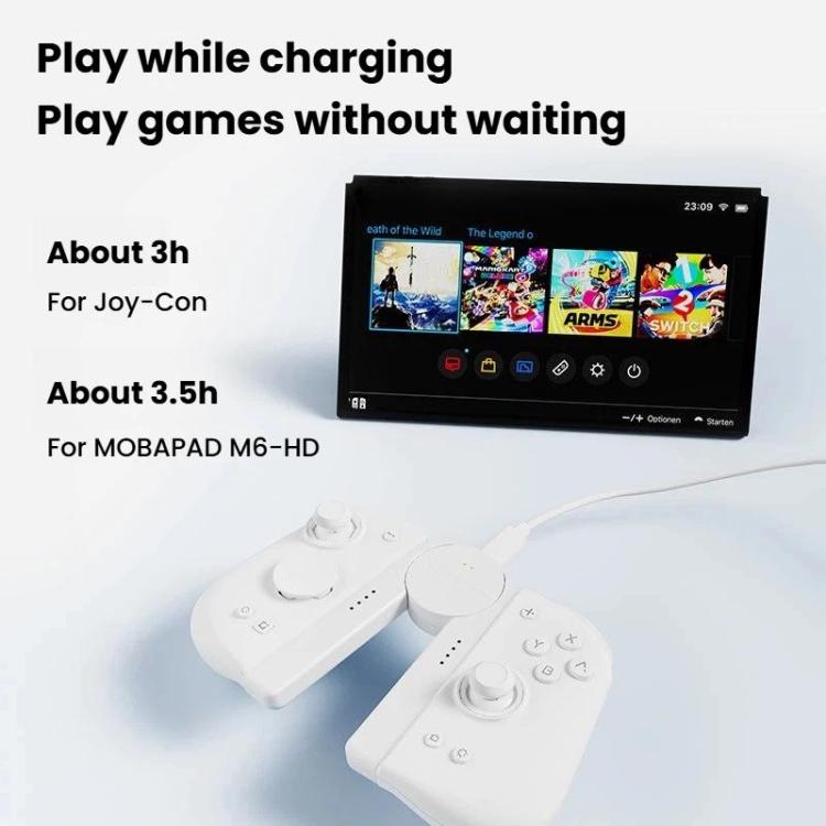 Empuñadura de carga para mandos izquierdo y derecho MOBAPAD SA1 para M6-HD / Switch